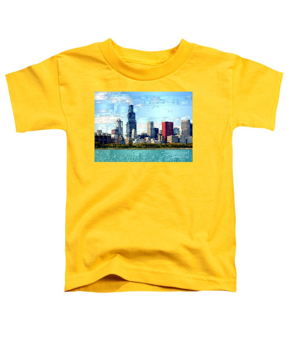 Toddler T-Shirt - Chicago Skyline