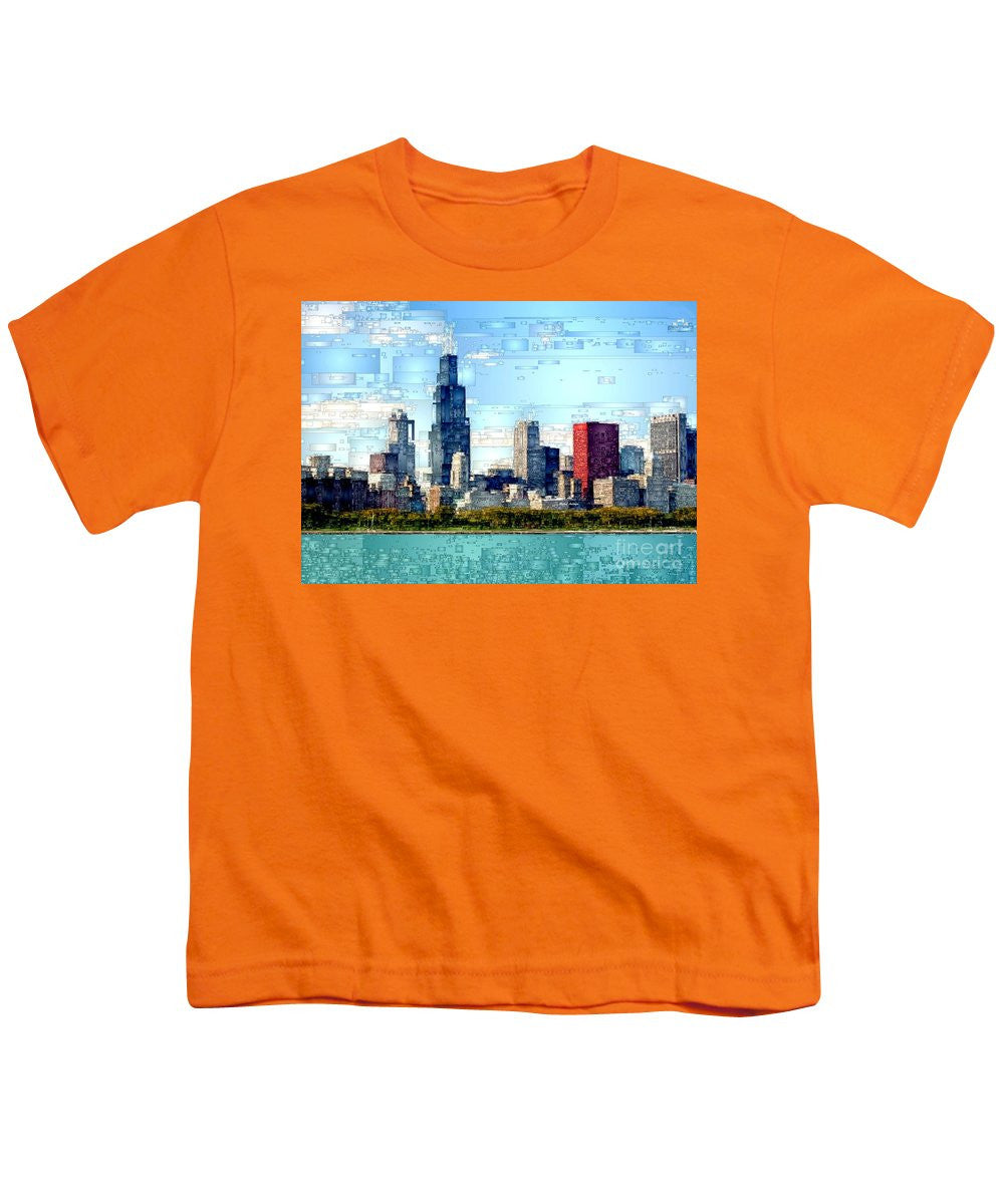 Youth T-Shirt - Chicago Skyline