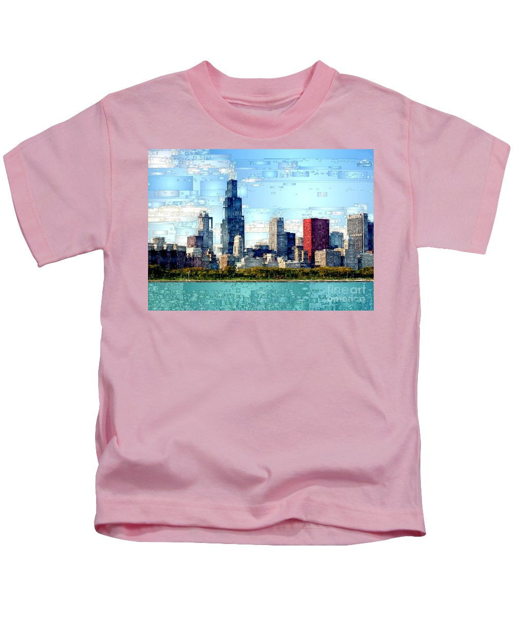 Kids T-Shirt - Chicago Skyline