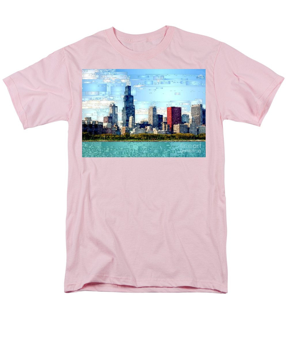 T-shirt pour homme (coupe standard) - Chicago Skyline