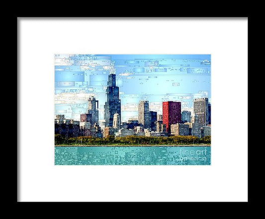 Framed Print - Chicago Skyline