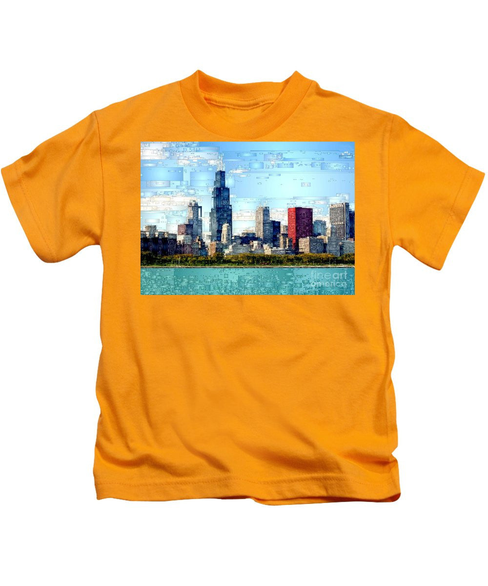 Kids T-Shirt - Chicago Skyline