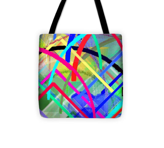 Children playing in the Rain - Tote Bag