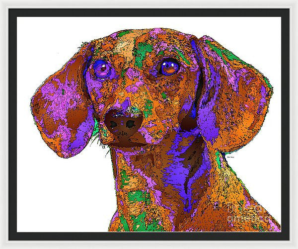 Framed Print - Chloe. Pet Series