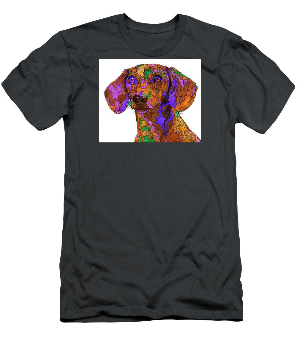 Men's T-Shirt (Slim Fit) - Chloe. Pet Series