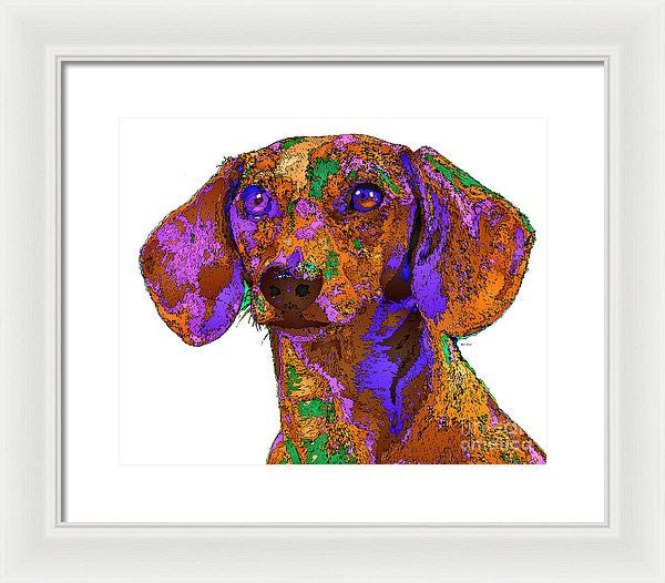 Framed Print - Chloe. Pet Series