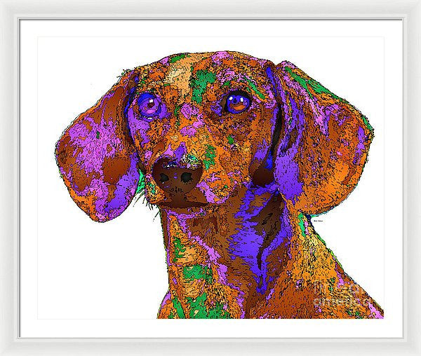 Framed Print - Chloe. Pet Series