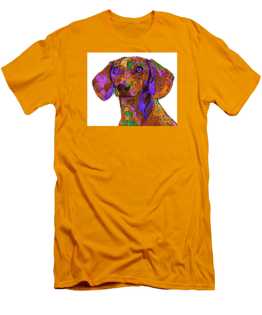 Men's T-Shirt (Slim Fit) - Chloe. Pet Series