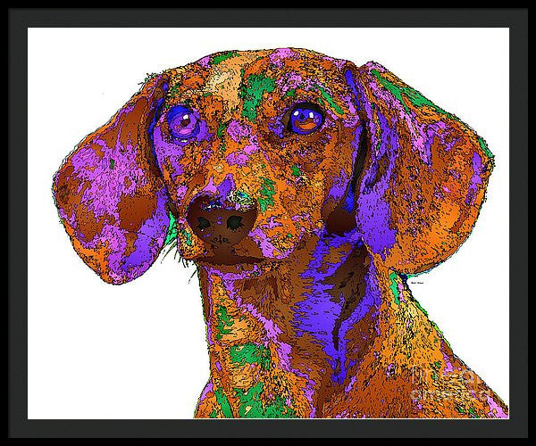 Framed Print - Chloe. Pet Series