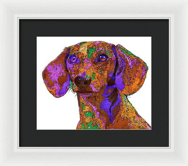 Framed Print - Chloe. Pet Series