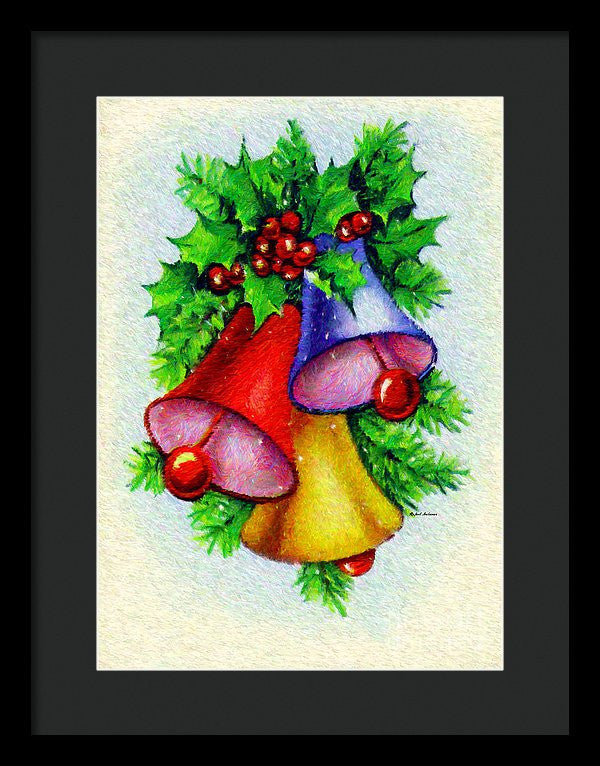 Framed Print - Christmas Bells