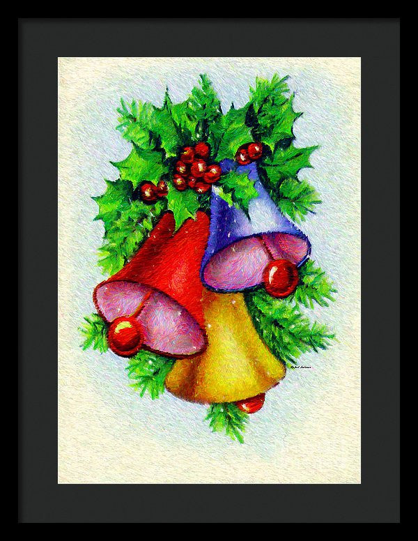 Framed Print - Christmas Bells