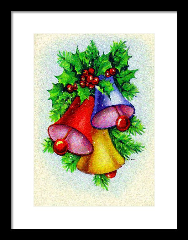 Framed Print - Christmas Bells