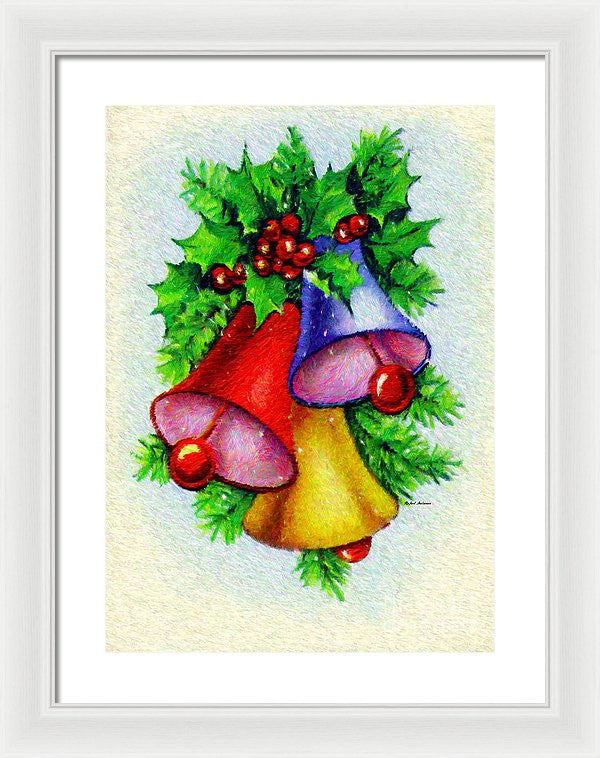 Framed Print - Christmas Bells