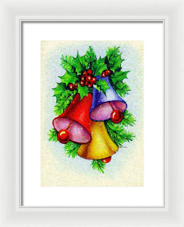 Framed Print - Christmas Bells