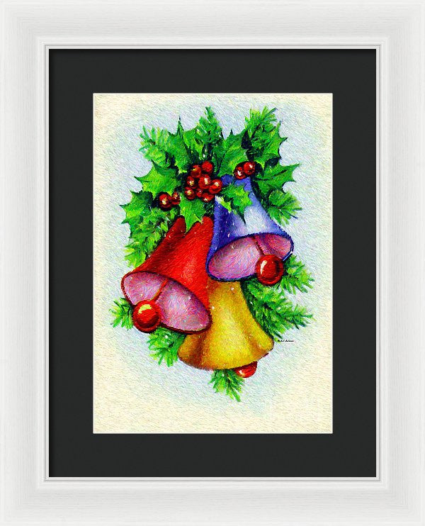 Framed Print - Christmas Bells