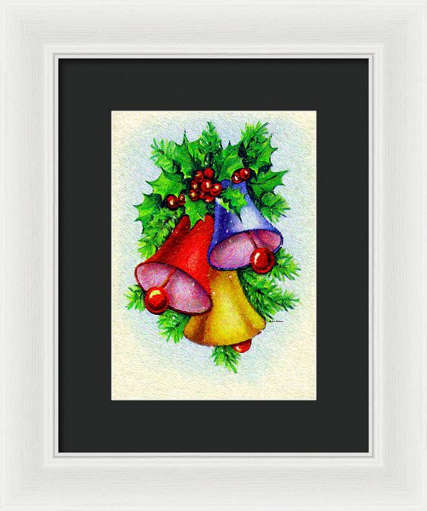 Framed Print - Christmas Bells