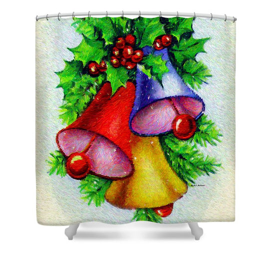 Shower Curtain - Christmas Bells