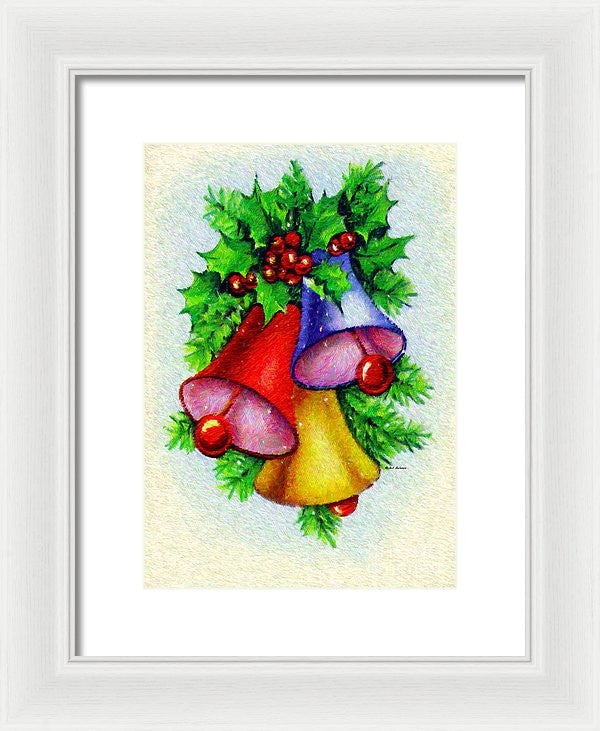 Framed Print - Christmas Bells