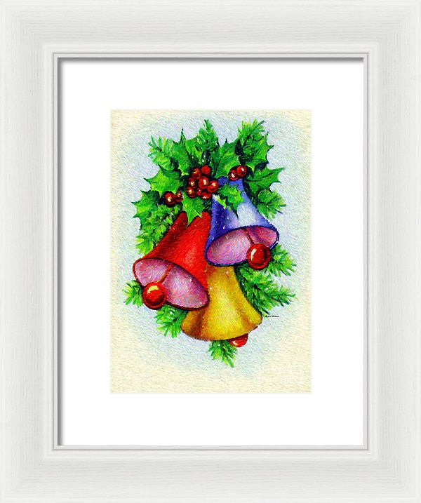 Framed Print - Christmas Bells