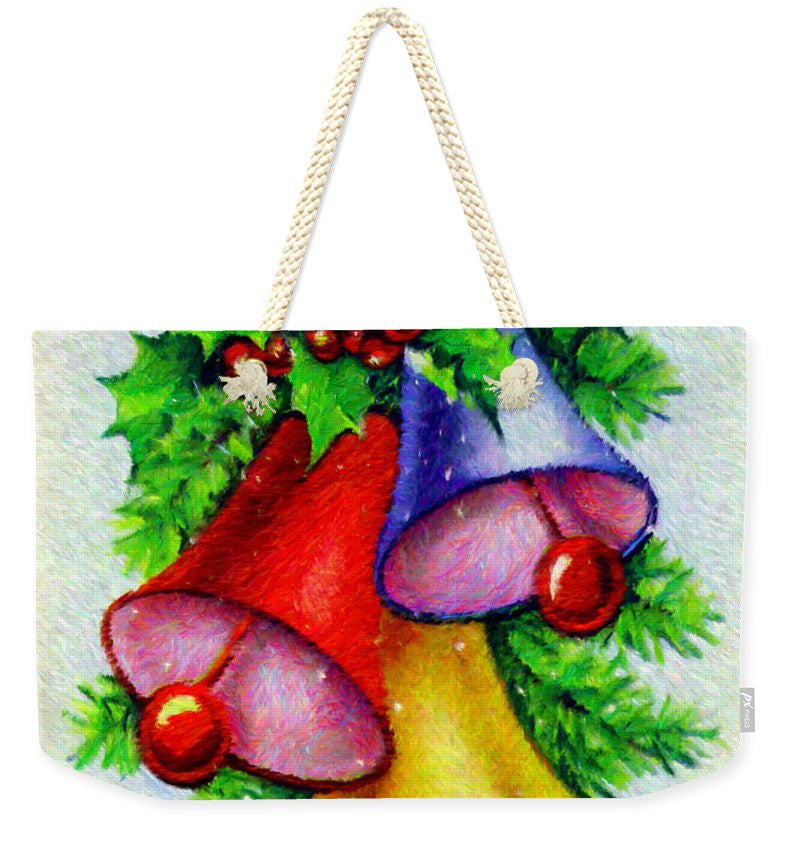 Weekender Tote Bag - Christmas Bells