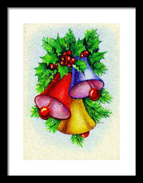 Framed Print - Christmas Bells