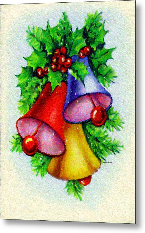 Metal Print - Christmas Bells