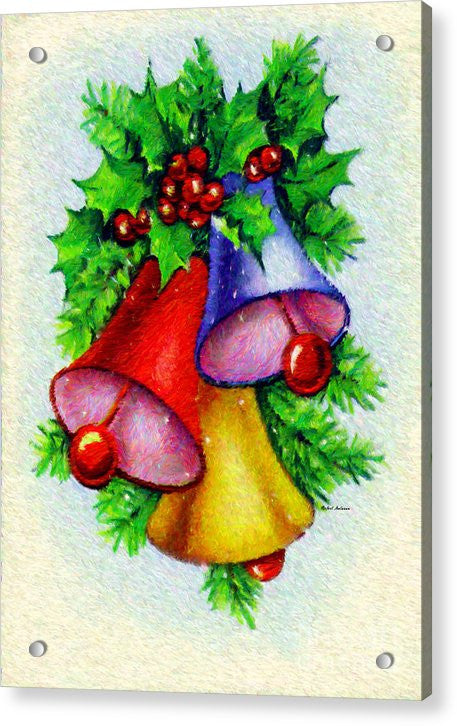 Acrylic Print - Christmas Bells