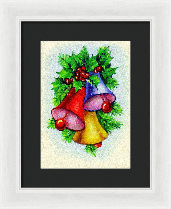 Framed Print - Christmas Bells