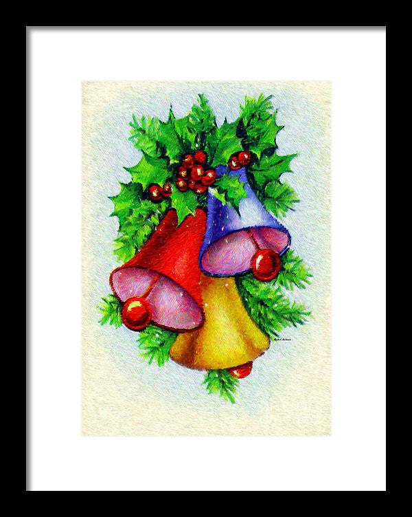 Framed Print - Christmas Bells