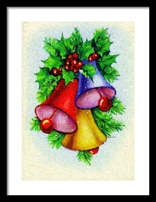 Framed Print - Christmas Bells