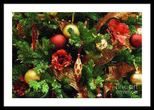 Framed Print - Christmas Garland