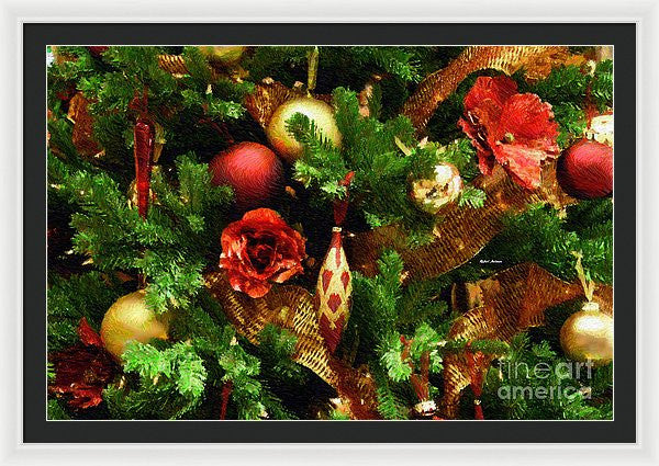 Framed Print - Christmas Garland