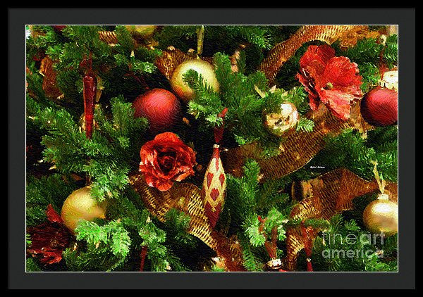 Framed Print - Christmas Garland