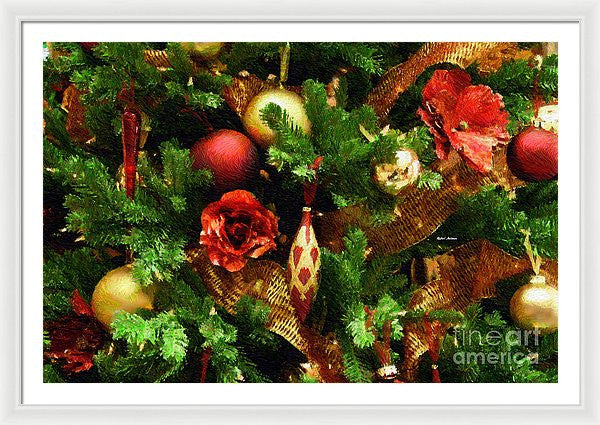 Framed Print - Christmas Garland