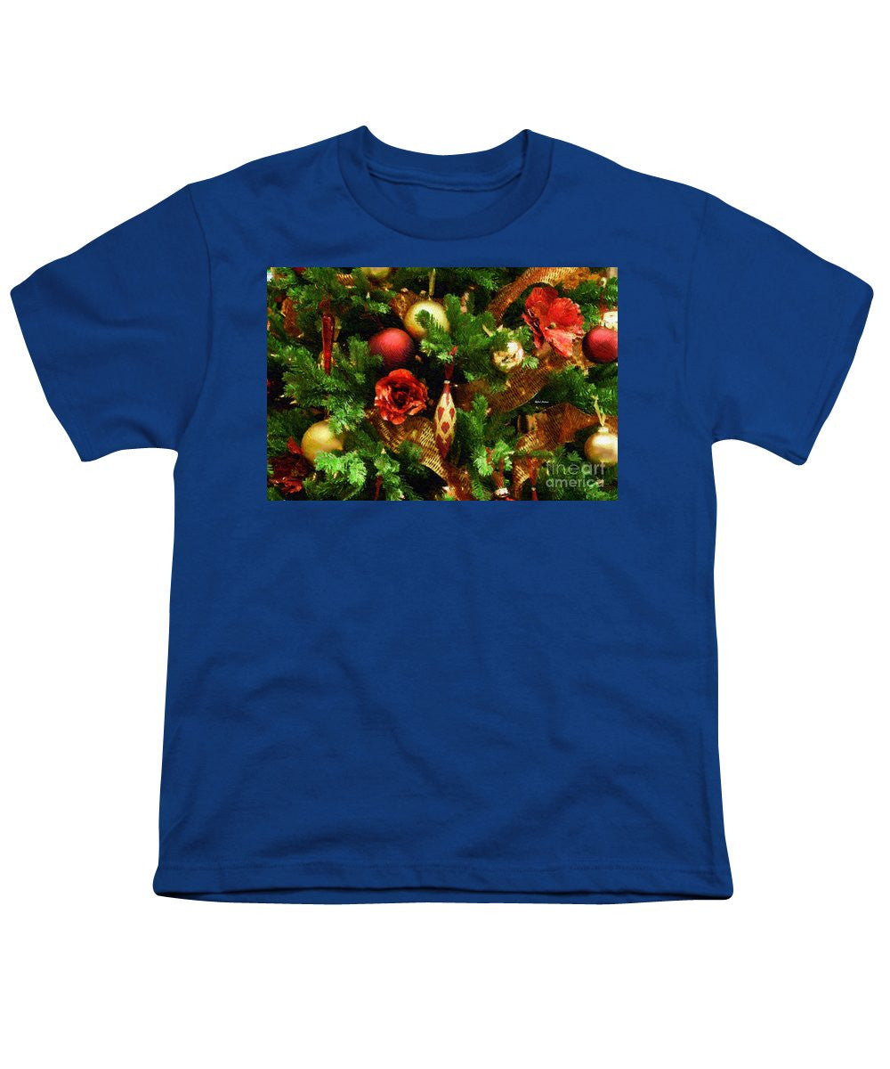 Youth T-Shirt - Christmas Garland