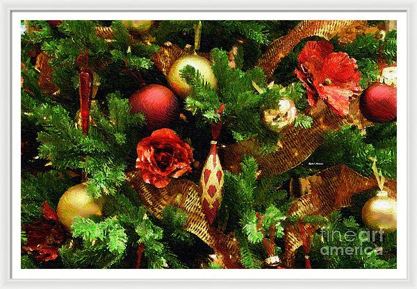 Framed Print - Christmas Garland