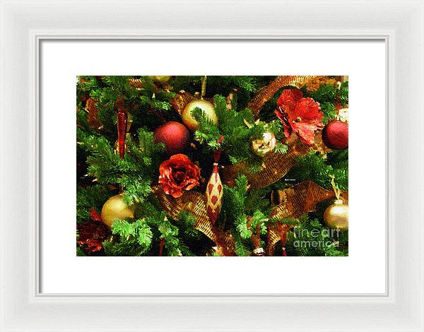 Framed Print - Christmas Garland