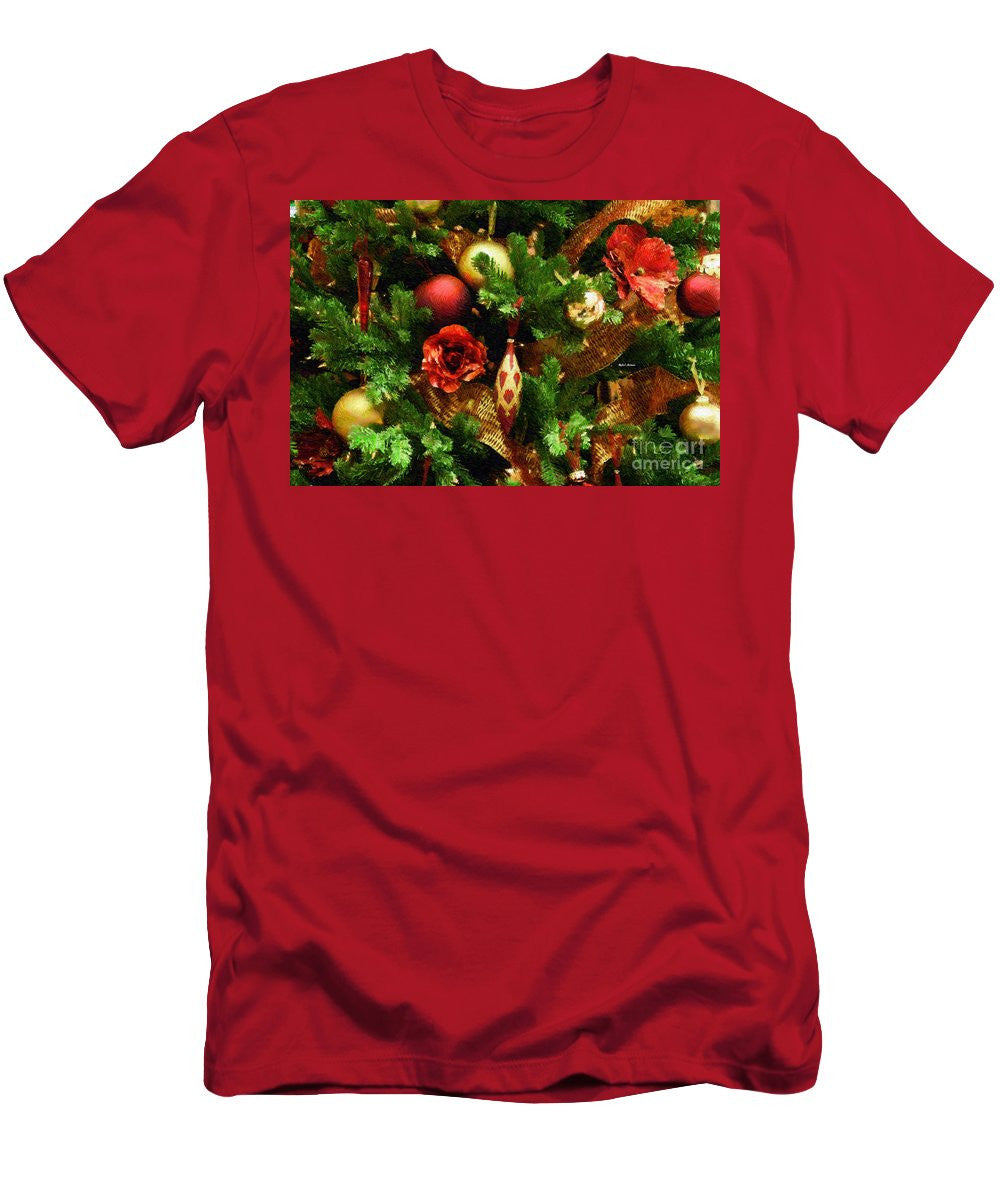 Men's T-Shirt (Slim Fit) - Christmas Garland