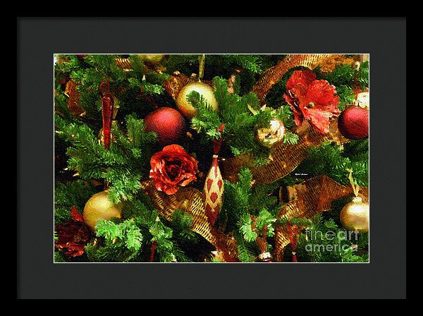 Framed Print - Christmas Garland