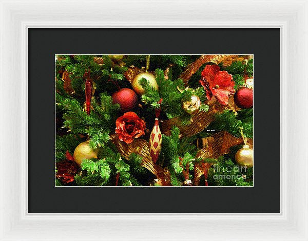 Framed Print - Christmas Garland