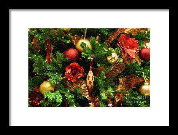 Framed Print - Christmas Garland