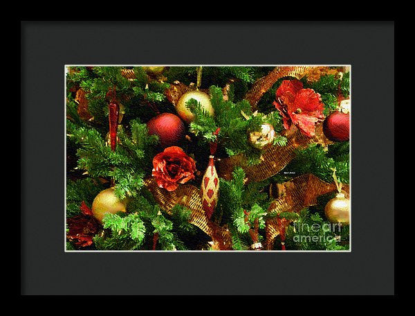 Framed Print - Christmas Garland