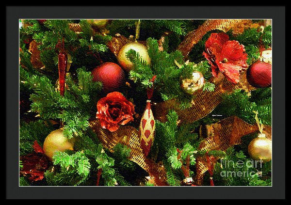 Framed Print - Christmas Garland