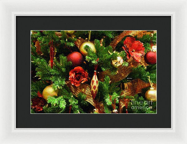 Framed Print - Christmas Garland