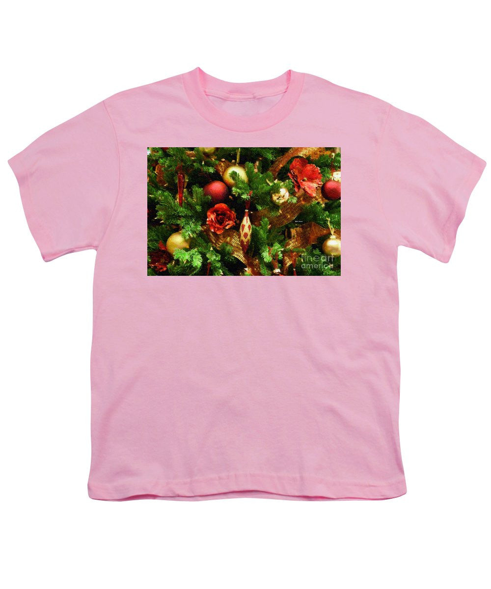 Youth T-Shirt - Christmas Garland