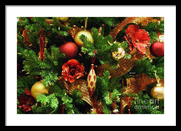 Framed Print - Christmas Garland