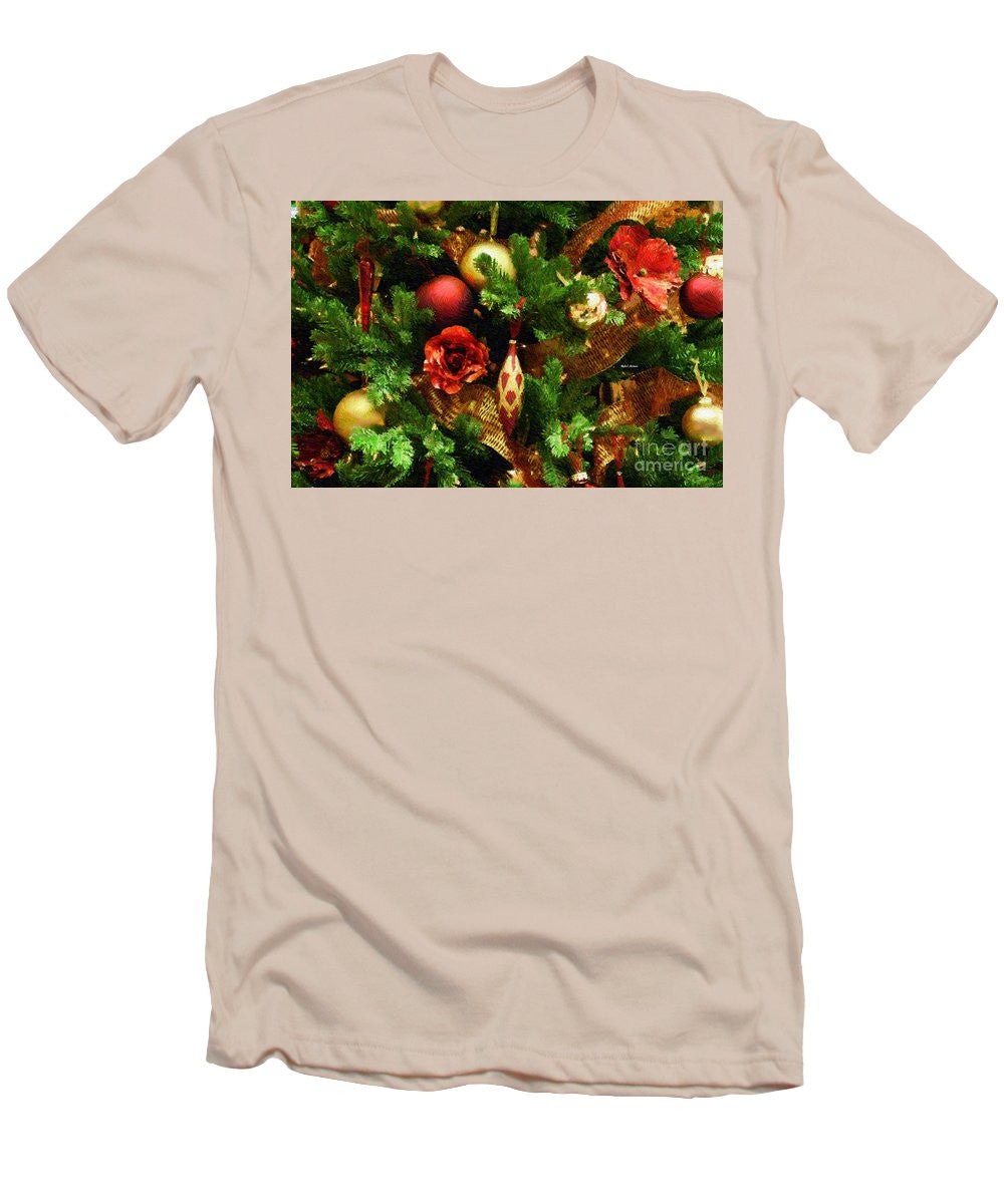 Men's T-Shirt (Slim Fit) - Christmas Garland