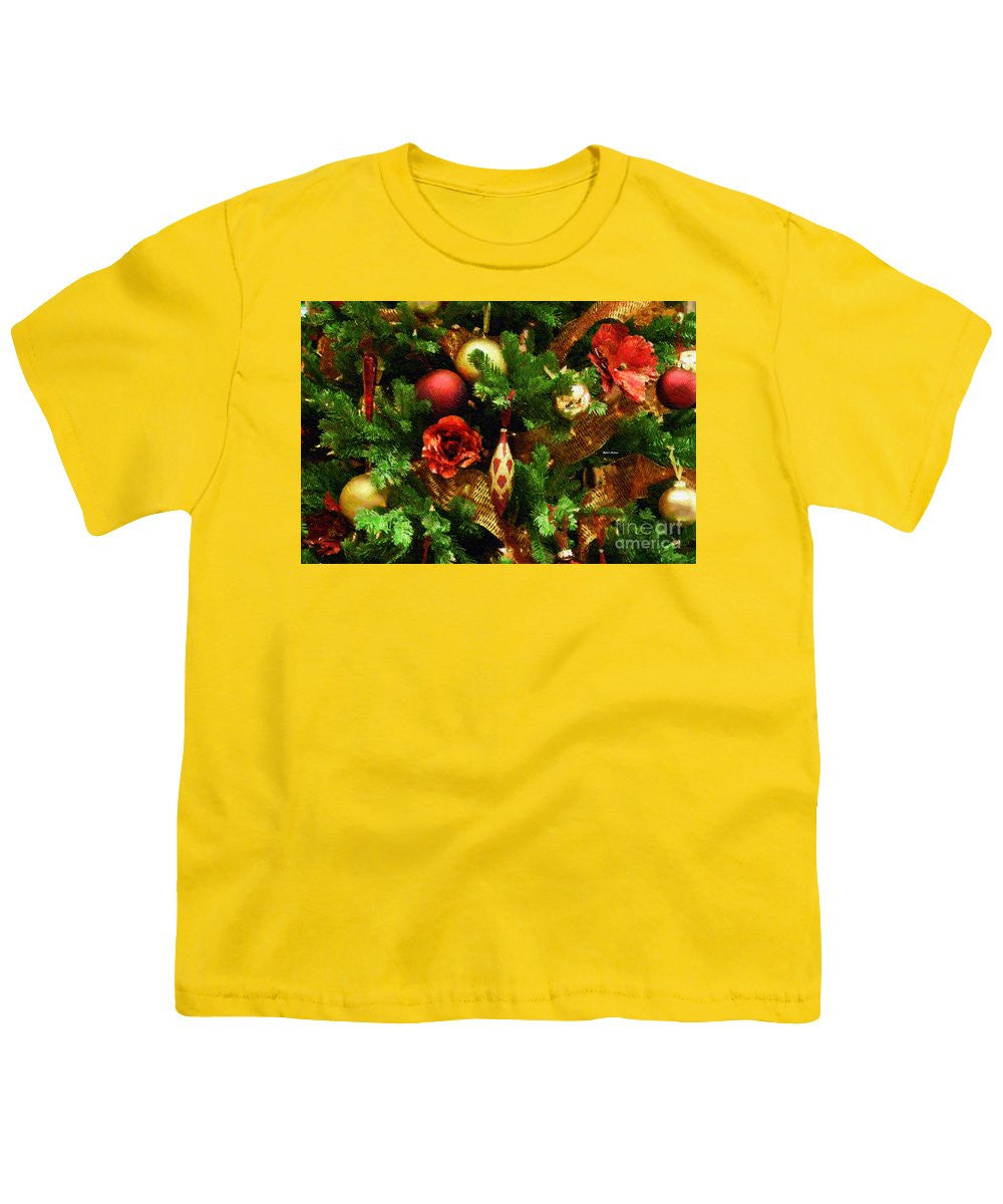 Youth T-Shirt - Christmas Garland