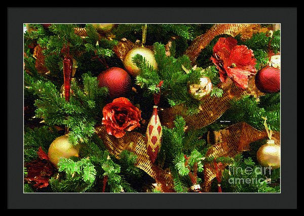 Framed Print - Christmas Garland